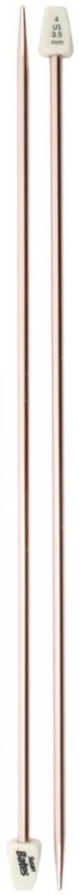 Susan Bates Silvalume Single Point Knitting Needles 10"-Size 4/3.5mm